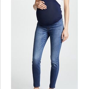 Madewell over the belly maternity jeans